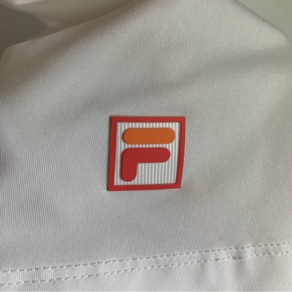 NWT FILA White Strappy Racerback Athletic Tank Top, size L - Picture 10 of 12